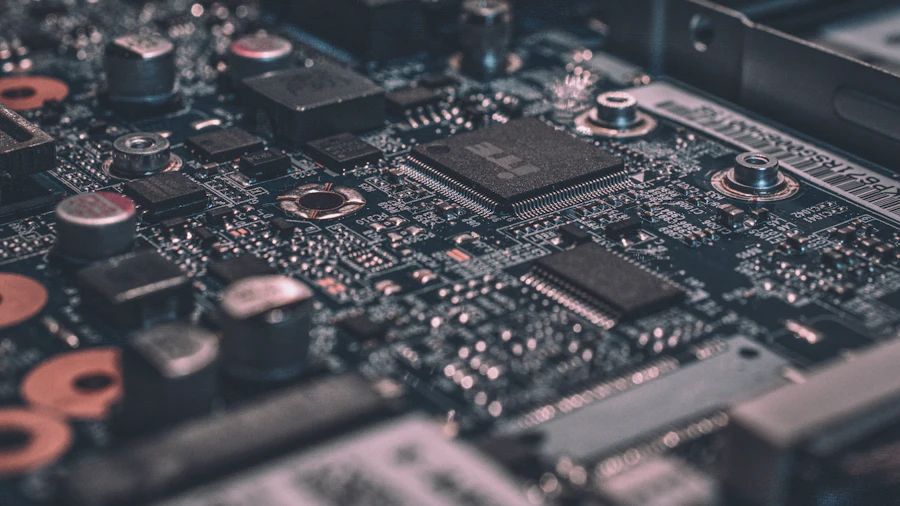 Close-up of a circuit board