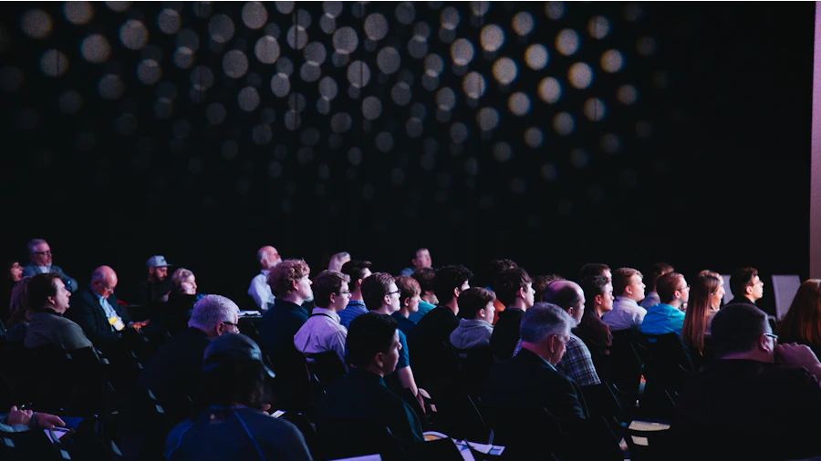 Audience at a conference session